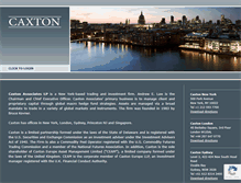 Tablet Screenshot of caxton.com