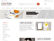 Tablet Screenshot of caxton.co.nz